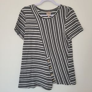 Como Vintage Asymmetrical Boho Top Lp‎